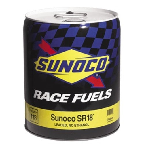 Sunoco SR-18 5gallons, (Avec plomb)